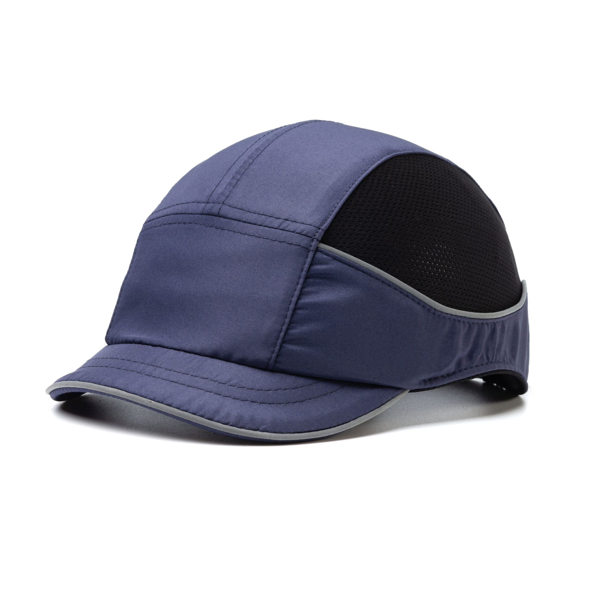 Bump caps hats helmets short bill microfibre polyester head protection